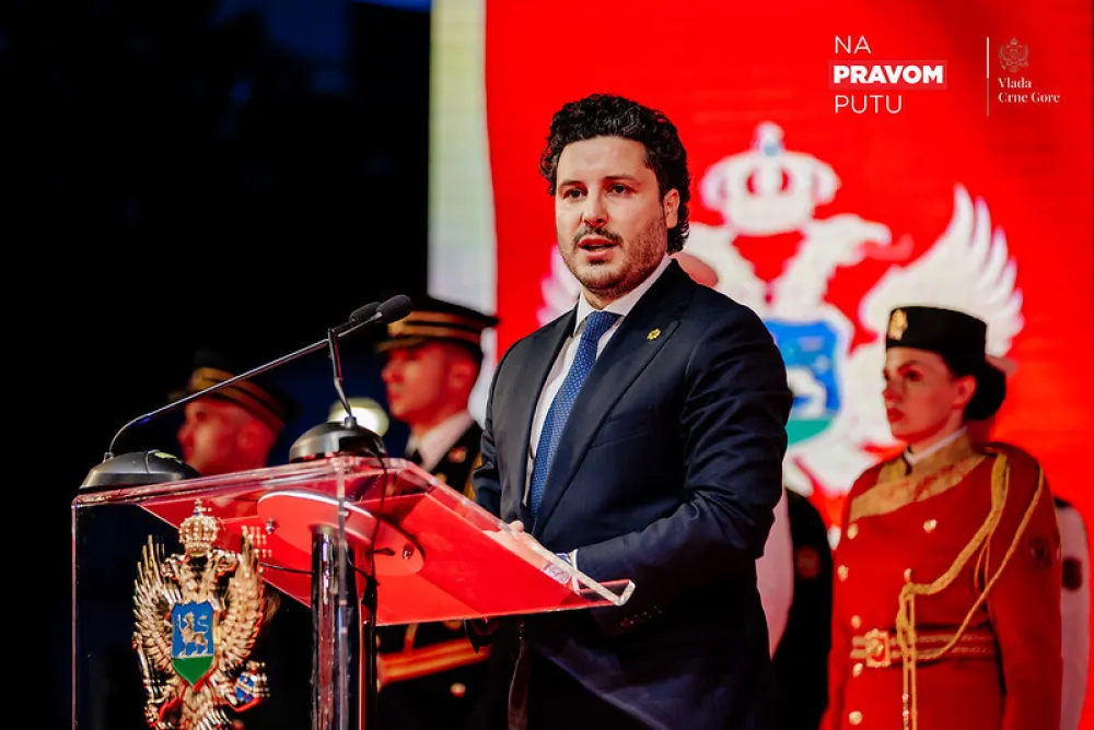 Dritan Abazović, proslava povodom Dana nezavisnosti 