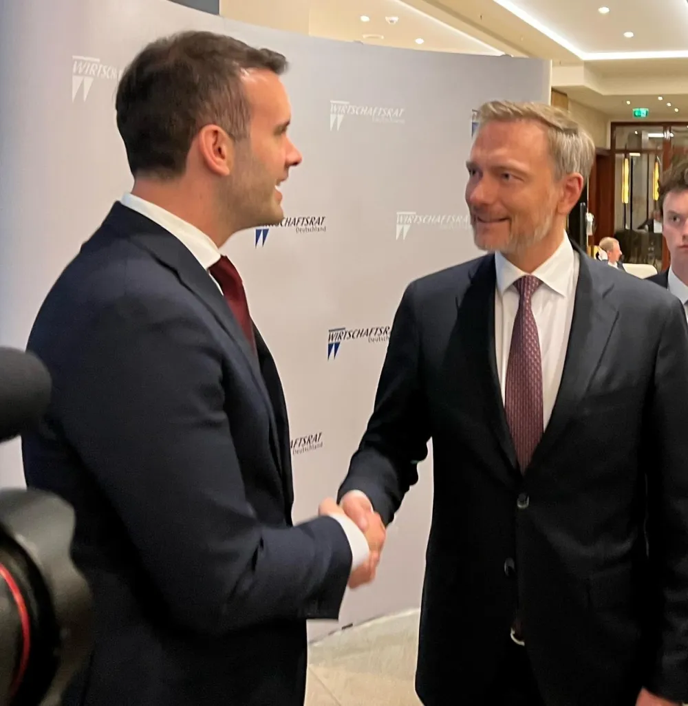 Milojko Spajić sa njemačkim ministrom