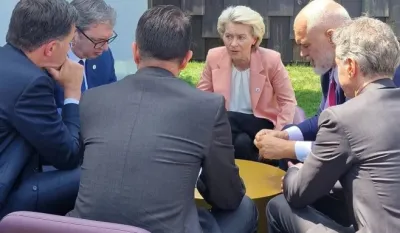 Vučić i Rama sa Fon Lajden 