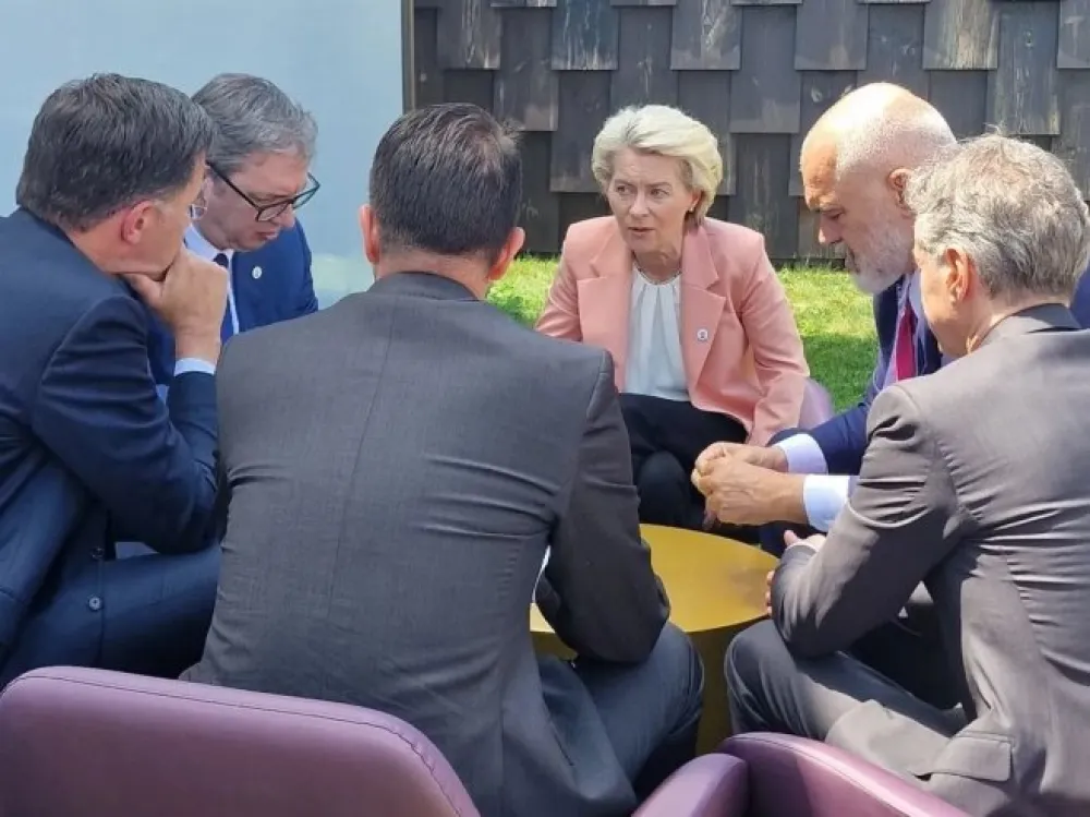 Vučić i Rama sa Fon Lajden 