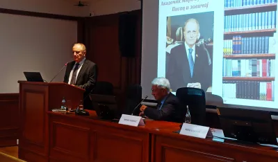 Akademik Miro Vuksanović nakon 20 godina gostovao u CANU