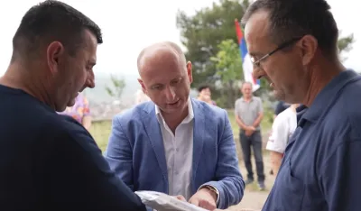Milan Knežević posjetio mje&scaron;tane Malog brda