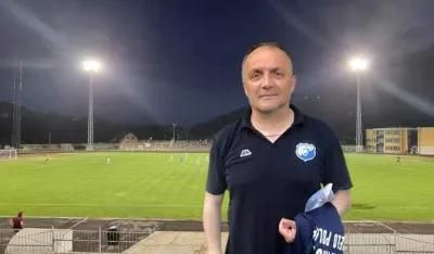 Вуко Богавац на бјелопољском градском стадиону