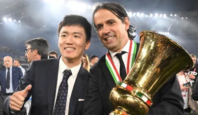 Inzagi sa peharom Kupa Italije