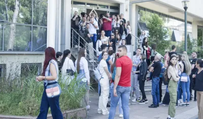 protest ispred ministarstva prosvjete