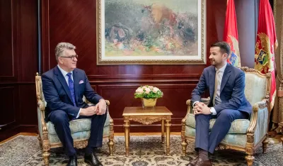 Milatović sa ambasadorom Hrvatske