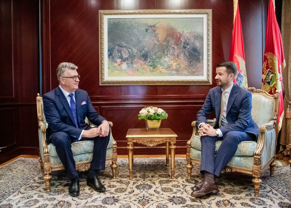 Milatović sa ambasadorom Hrvatske