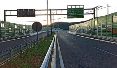 autoput, pocetni dio nakon kruznog na Zlatici