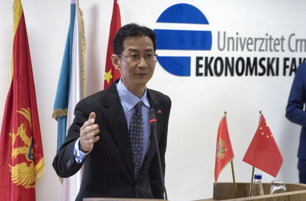  Konferencija pojas i put, Kina, Crna Gora, Tamara Backovic, Filip Vujanovic, Fan Kun ambasador Kine u Crnoj Gori, Ervin Ibrahimovic, Nina Drakic, Zarko Radulovic, Vatroslav Belan, Darko Pajovic, Predrag Bejlic, Danijela Jacimovic