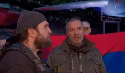 Marko Milo&scaron;ević i vođa Noćnih vukova 