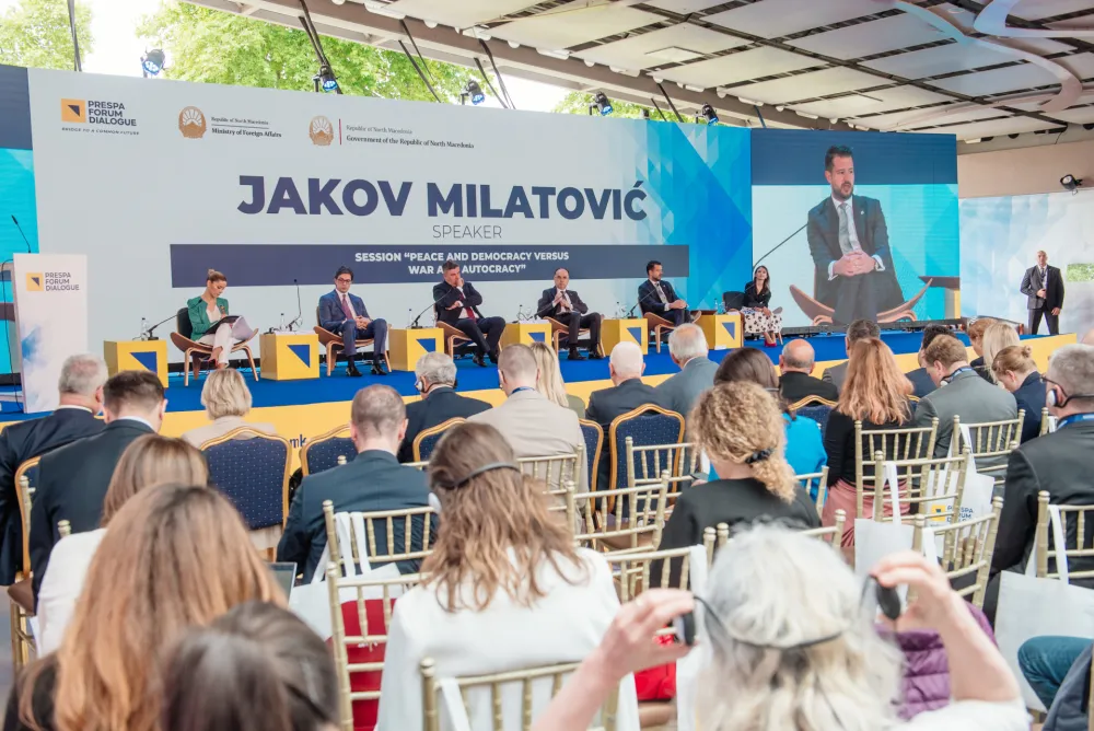 Jakov Milatović na Prespa forumu