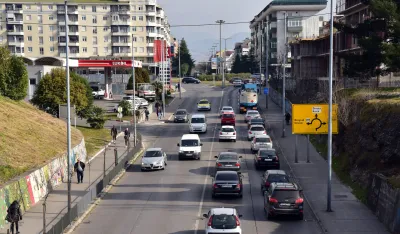 Podgorica 2023, Podgorica, Stari aerodrom, saobracaj, saobracajne guzve, automobili, nadvoznjak, podvoznjak,
