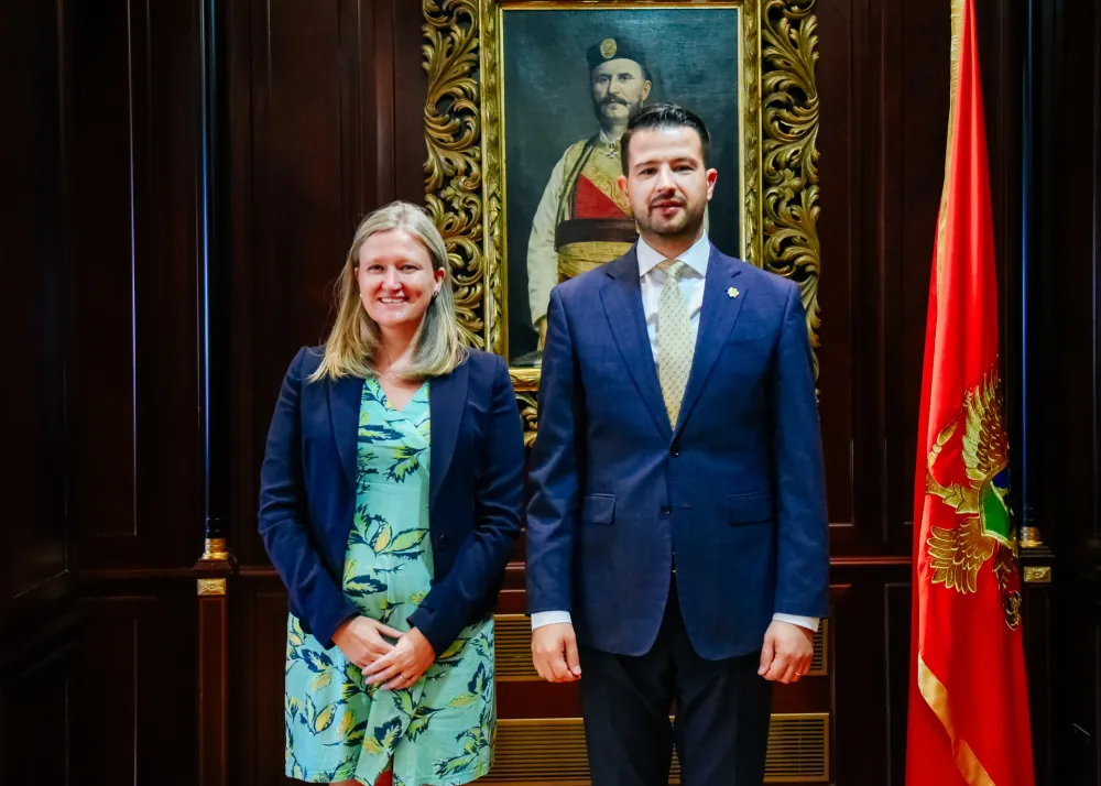 Karen Medoks i Jakov Milatović