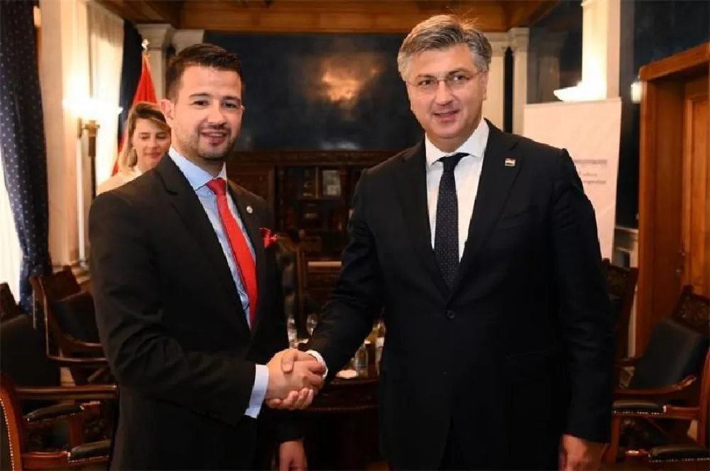 Milatović i Plenković razgovarali u utorak u Podgorici (Foto: Vlada Hrvatske)