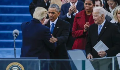 Barak Obama, Džordž Bu&scaron; i Donald Tramp