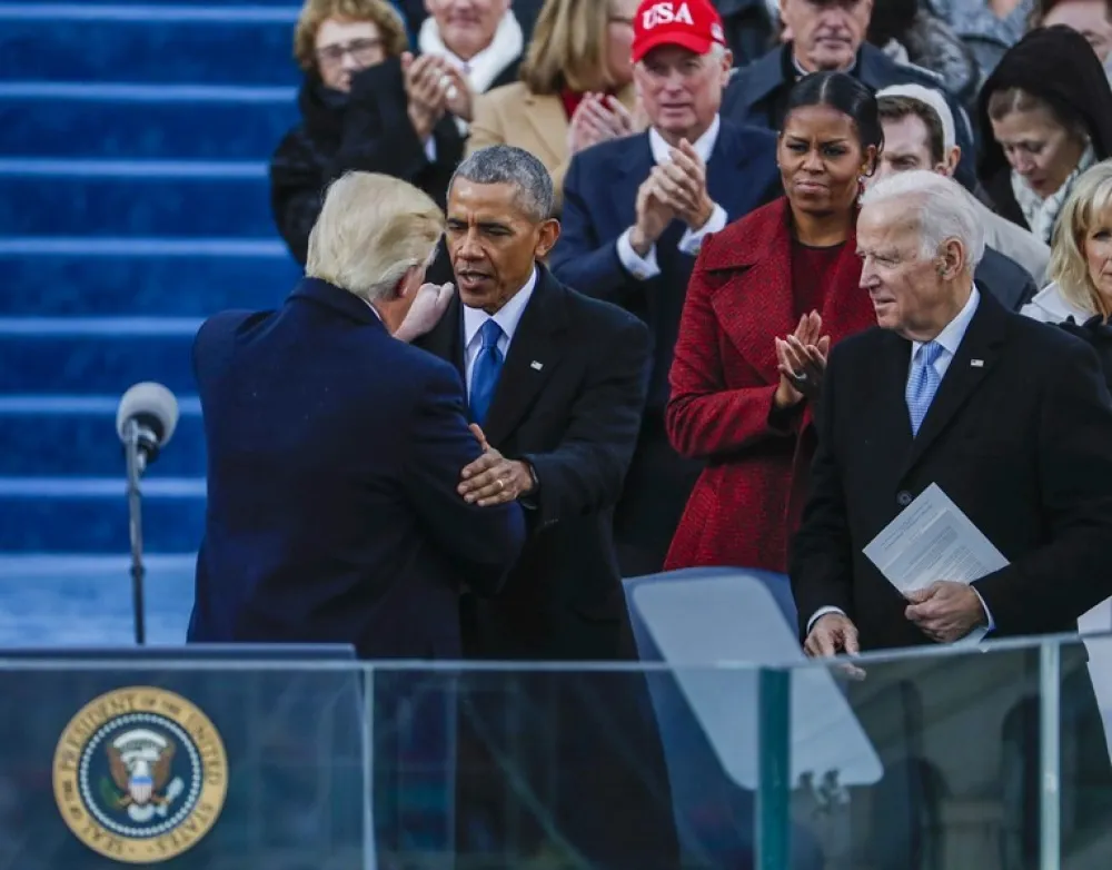 Barak Obama, Džordž Bu&scaron; i Donald Tramp
