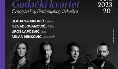 Gudački kvartet CSO, Prvi nastup u Podgorici