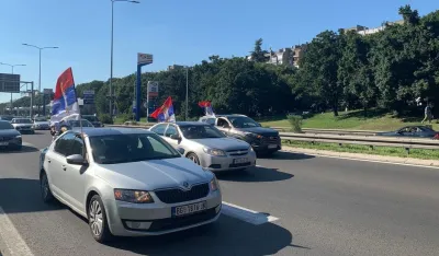 Deveti protest "Srbija protiv nasilja" u Beogradu