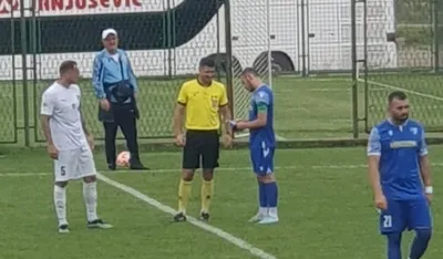 Detalj uoči početka meča