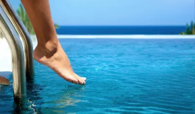 Bazen, plivanje<br>ilustracija