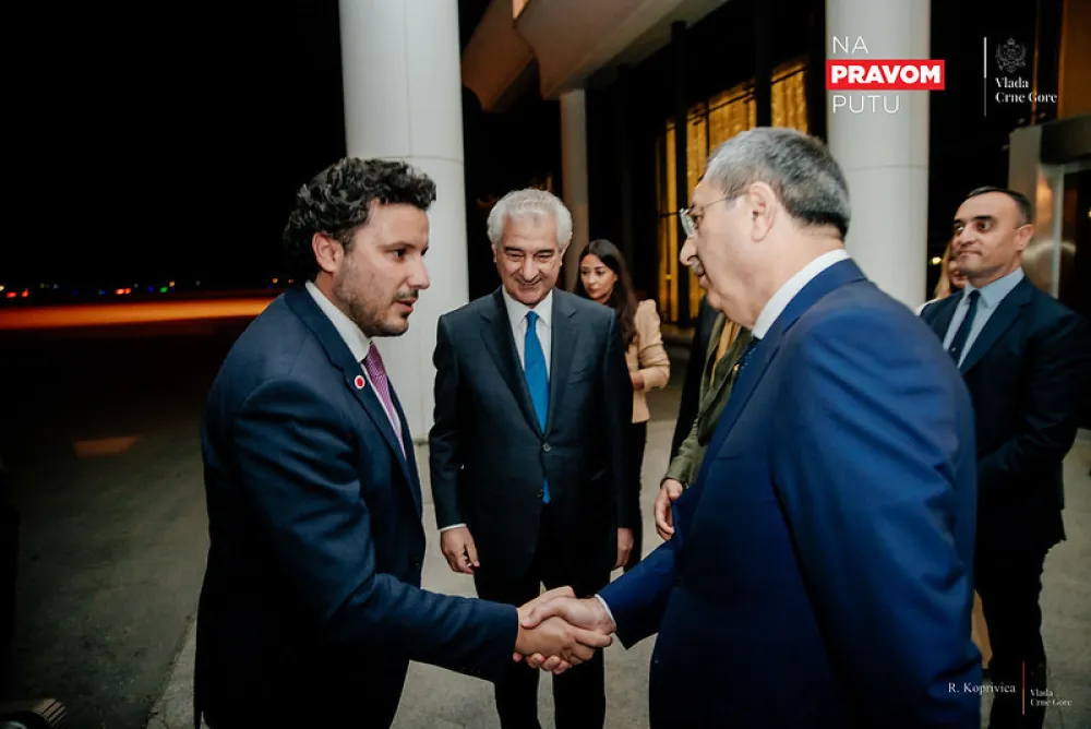 Dritan Abazović u Bakuu