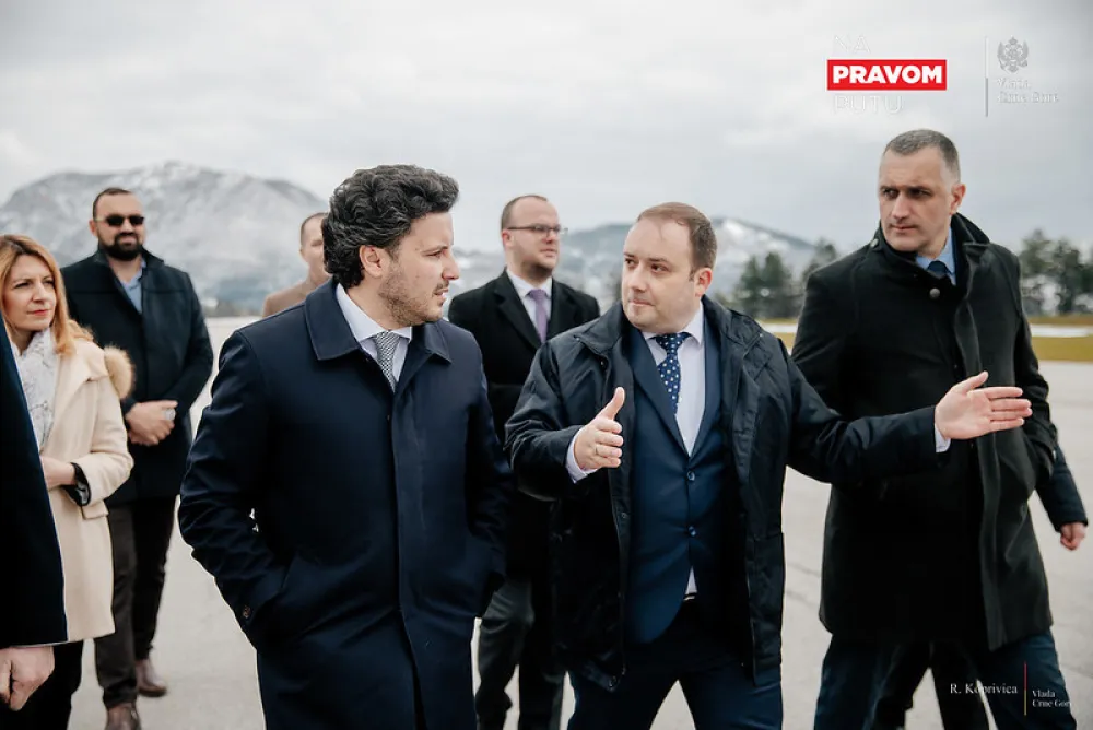 premijer dritan abazovic i majk stajnmiler