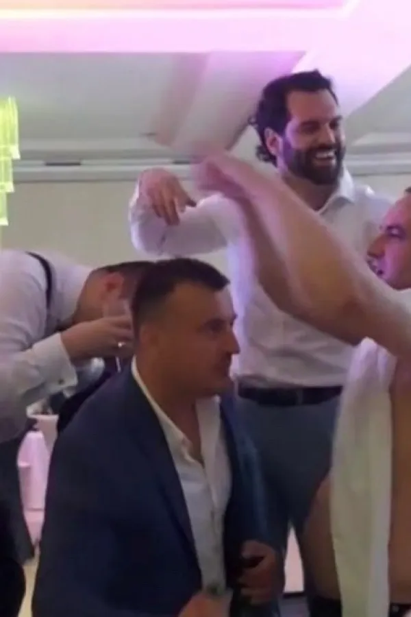 Vukas Radonjić na veselju