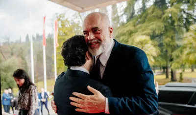 Dritan Abazović i Edi Rama