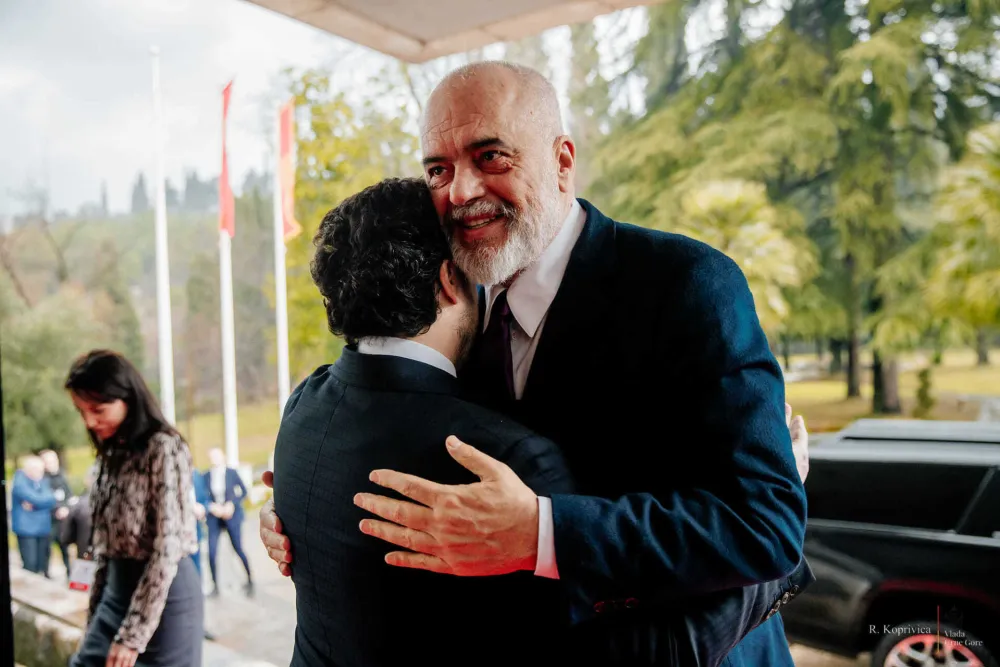 Dritan Abazović i Edi Rama