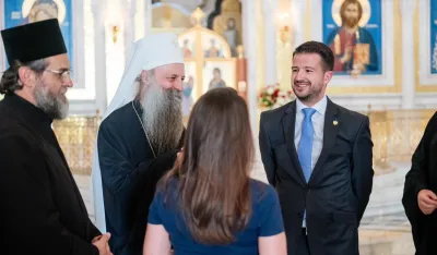 Milatović sa patrijarhom