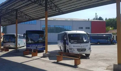 Детаљ са Аутобуске станице у Пљевљима