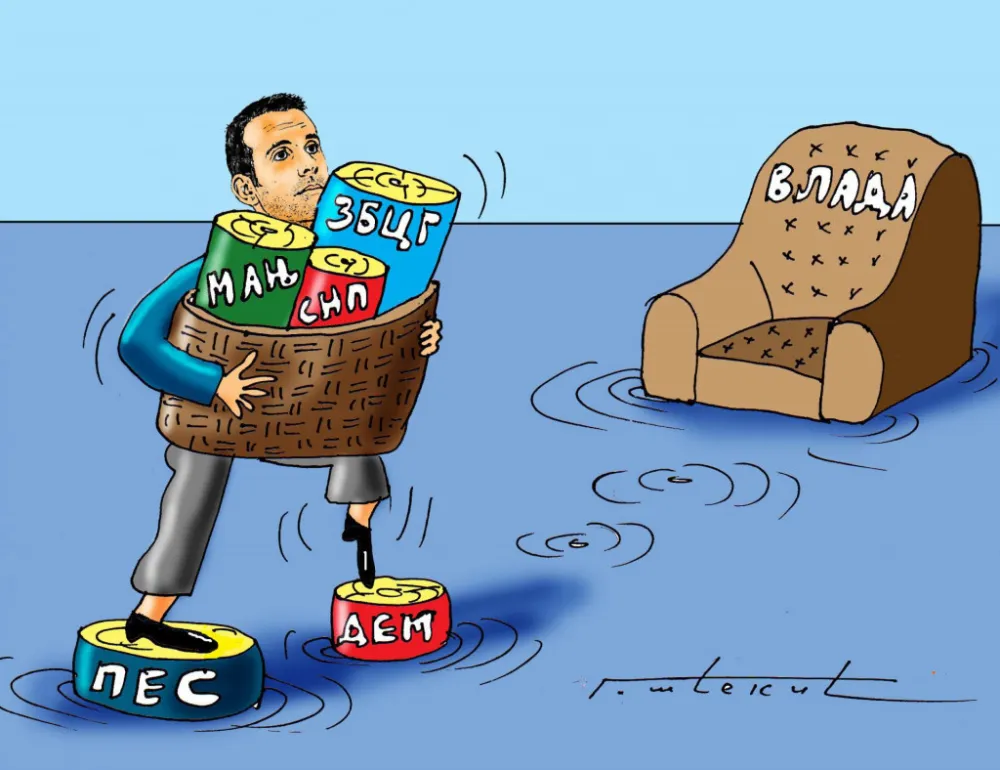 Карикатура: Горан Шћекић