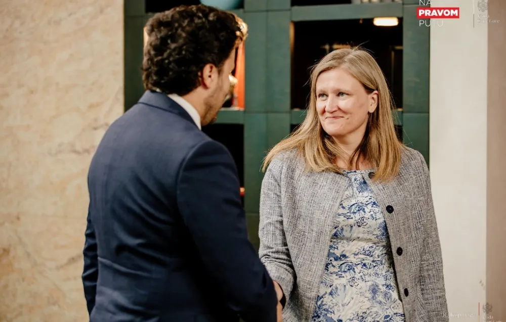 KAREN MEDOKS I ABAZOVIĆ DRITAN - FOTO: VLADA CG