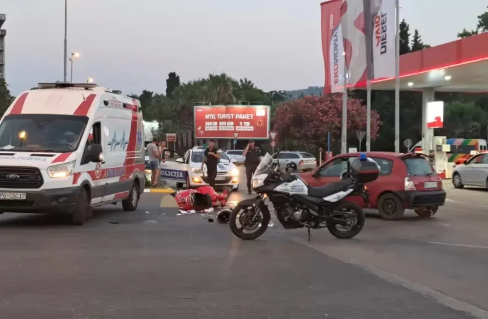 Saobraćajka u centru Bara