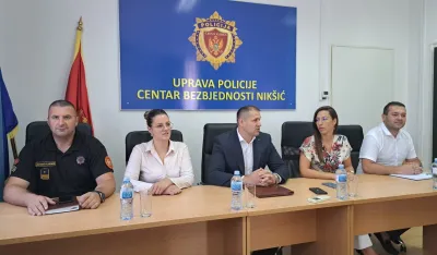 Sastanak rukovodstva RCB "Zapad" sa predstavnicima nik&scaron;ićkih medija