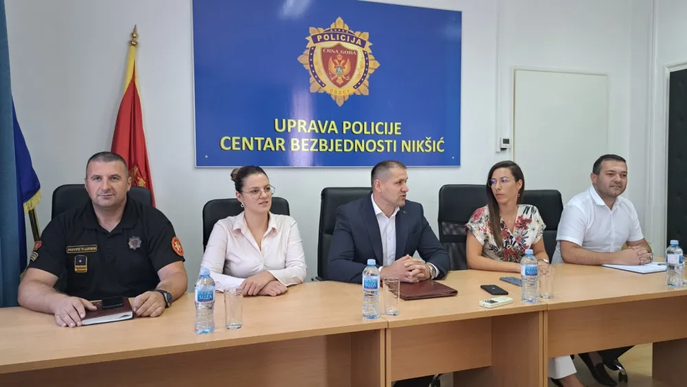 Sastanak rukovodstva RCB "Zapad" sa predstavnicima nik&scaron;ićkih medija