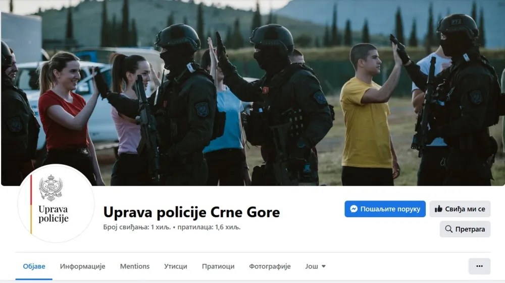 Uprava policije od sada i na dru&scaron;tvenim mrežama Instagram i Fejsbuk