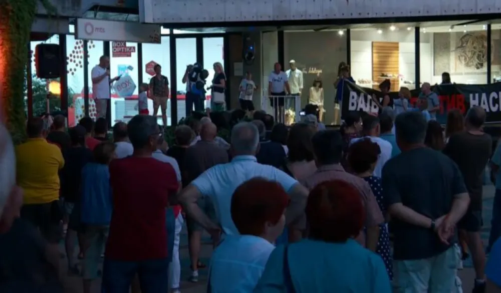 Sa protesta u Valjevu