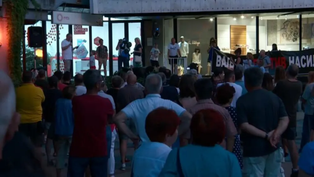 Sa protesta u Valjevu