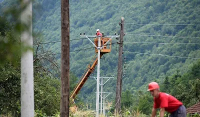 Један од реконструисаних далековода