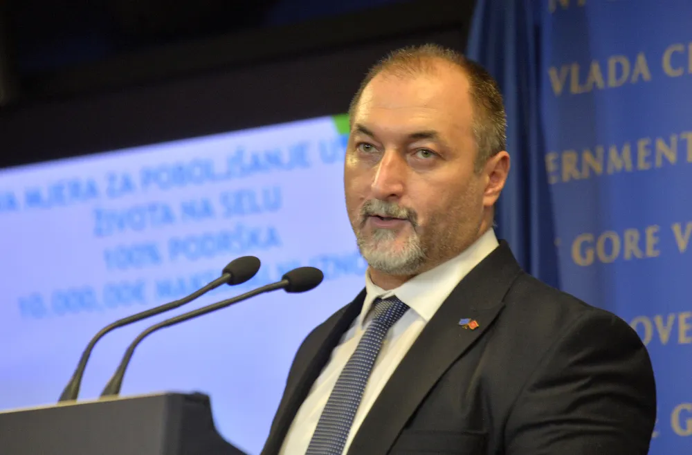 Predstavljanje agrobudzeta, ministarstvo poljoprivrede, ministar poljoprivrede, Aleksandar Stijovic