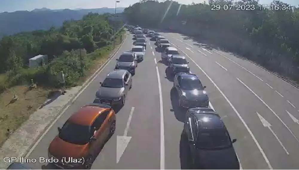 Pojačan intenzitet saobraćaj (Foto: MUP)