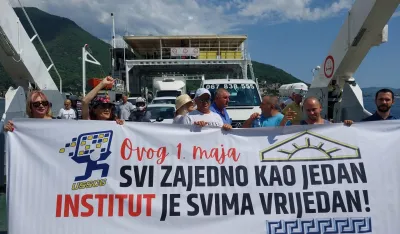 са једне од блокада 