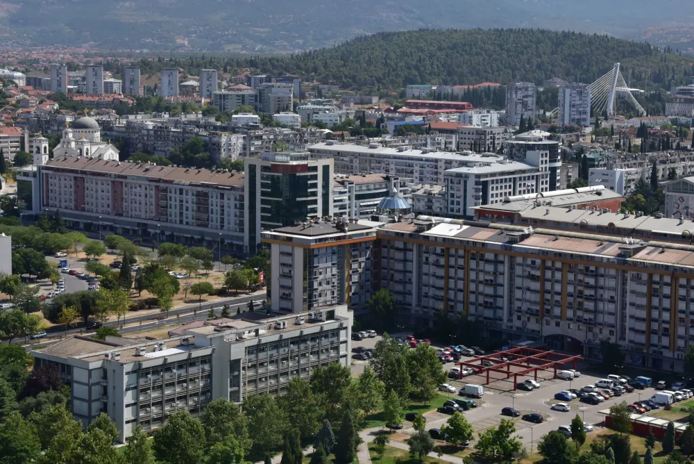 Podgorica 2023, Podgorica,Panorama,Grad