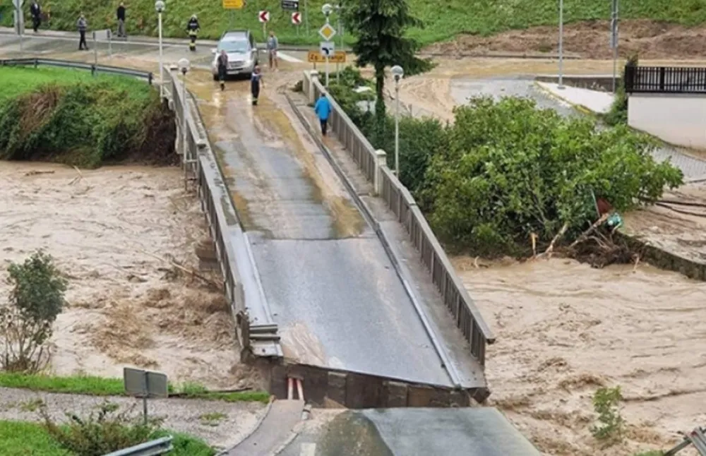 most poplava slovenija