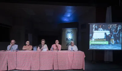 Svetozar Cvetković, Voja Brajović, Milena Lubarda Marojević, Nikola Vukčević i Radenko Marović 