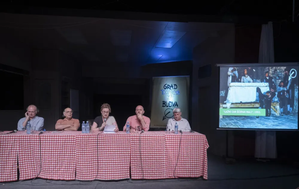 Svetozar Cvetković, Voja Brajović, Milena Lubarda Marojević, Nikola Vukčević i Radenko Marović 