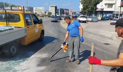 Prosuto staklo na kružnom toku oči&scaron;ćeno u najkraćem roku