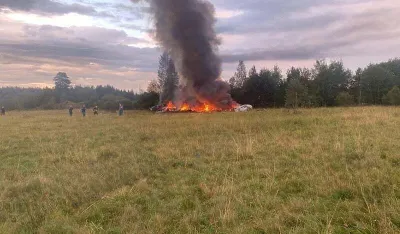 Sru&scaron;io se avion u Rusiji
