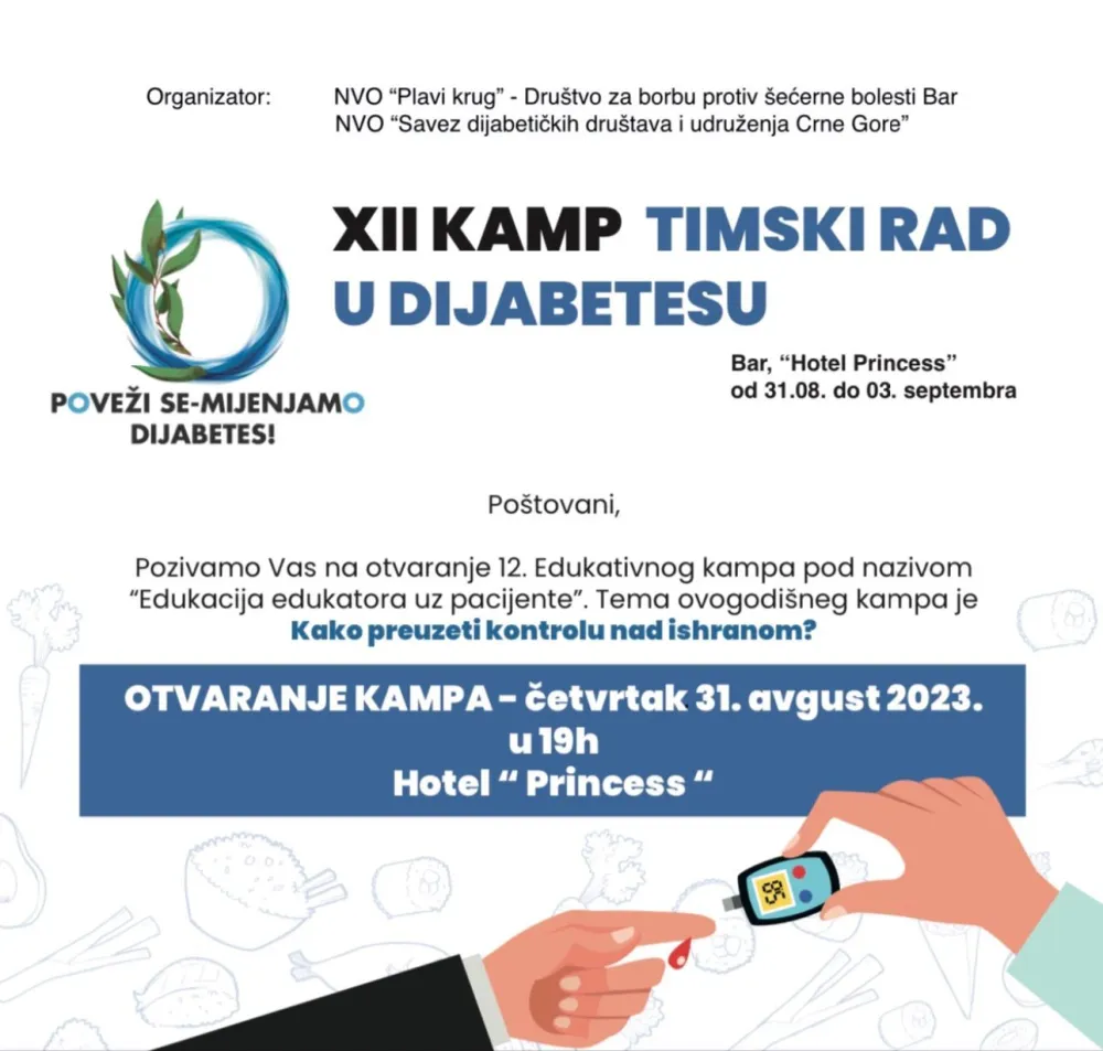 Edukativni kamp o timskom radu u dijabetesu